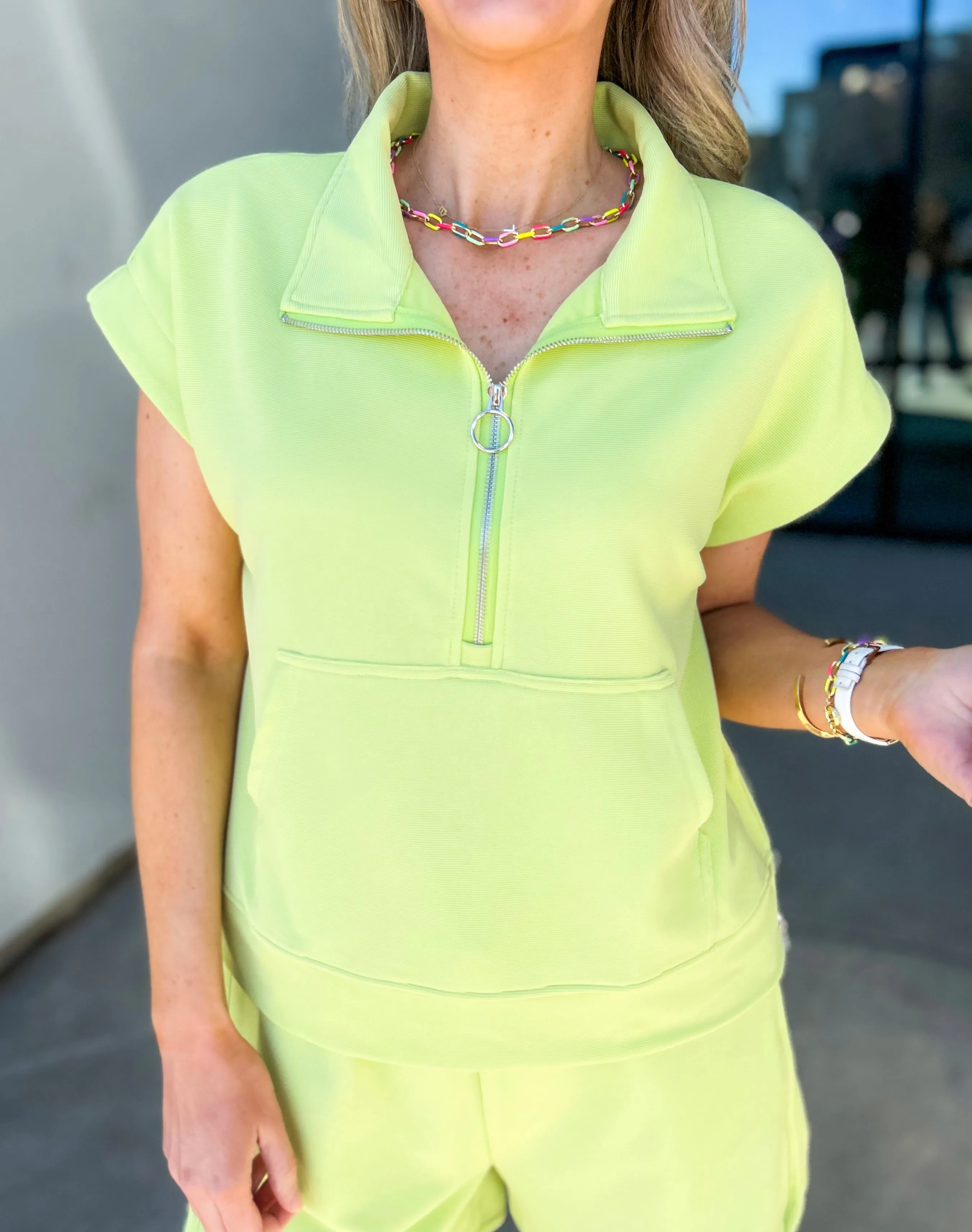Karsyn Top (Lime Green)