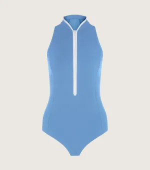 Katya UPF 50  Swim - Cornflower/White