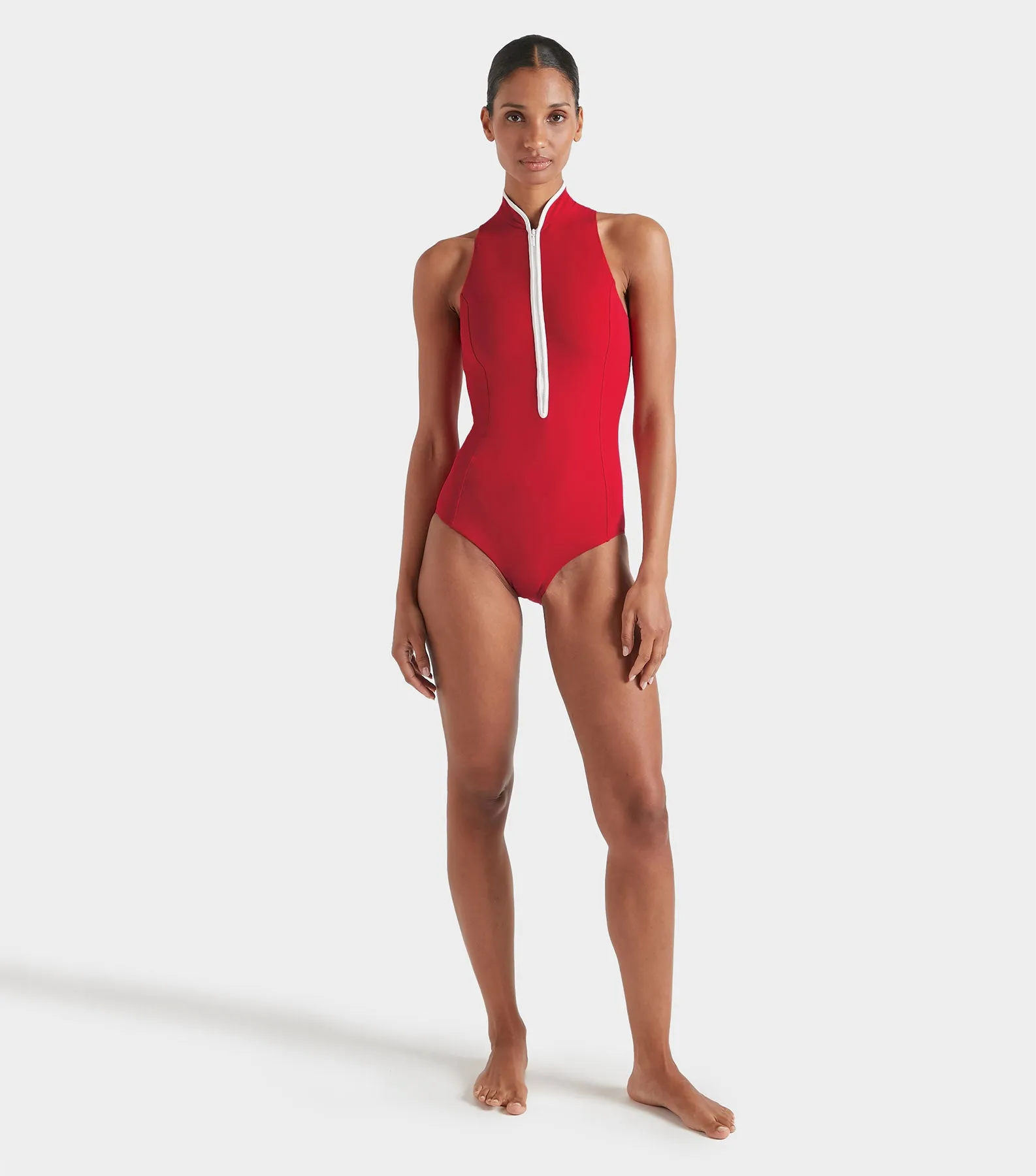 Katya UPF 50  Swim - Red/White