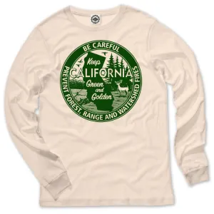 Keep California Green And Golden Men's Long Sleeve Tee