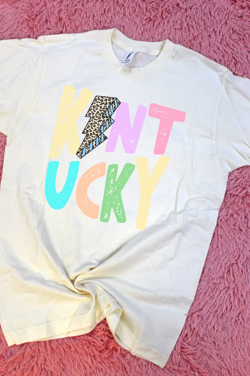 Kentucky Bolt Pastel Unisex Blend Tee