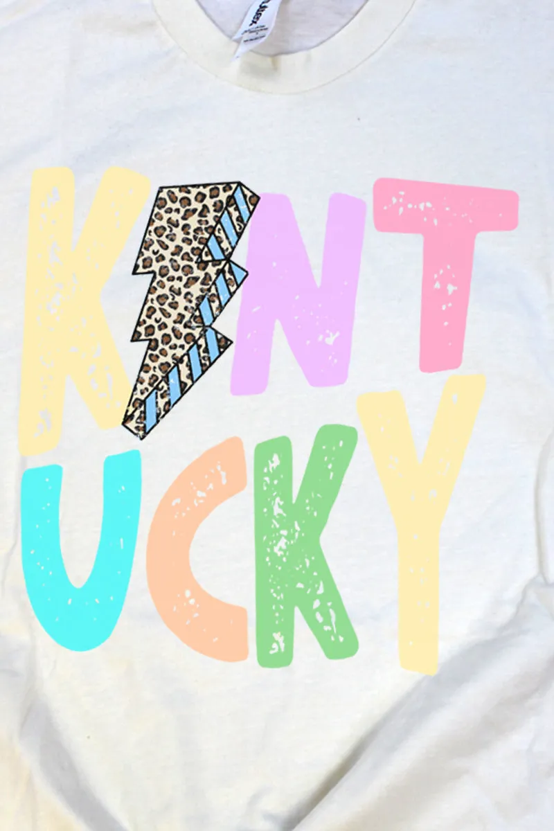 Kentucky Bolt Pastel Unisex Blend Tee