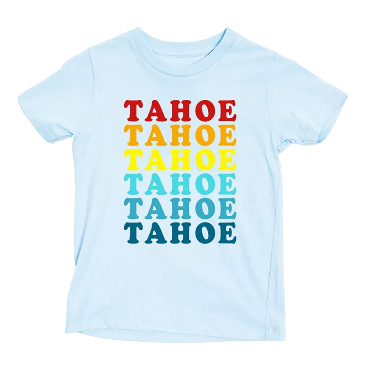 Kid’s Tahoe Tahoe Retro Organic Tee in Sky