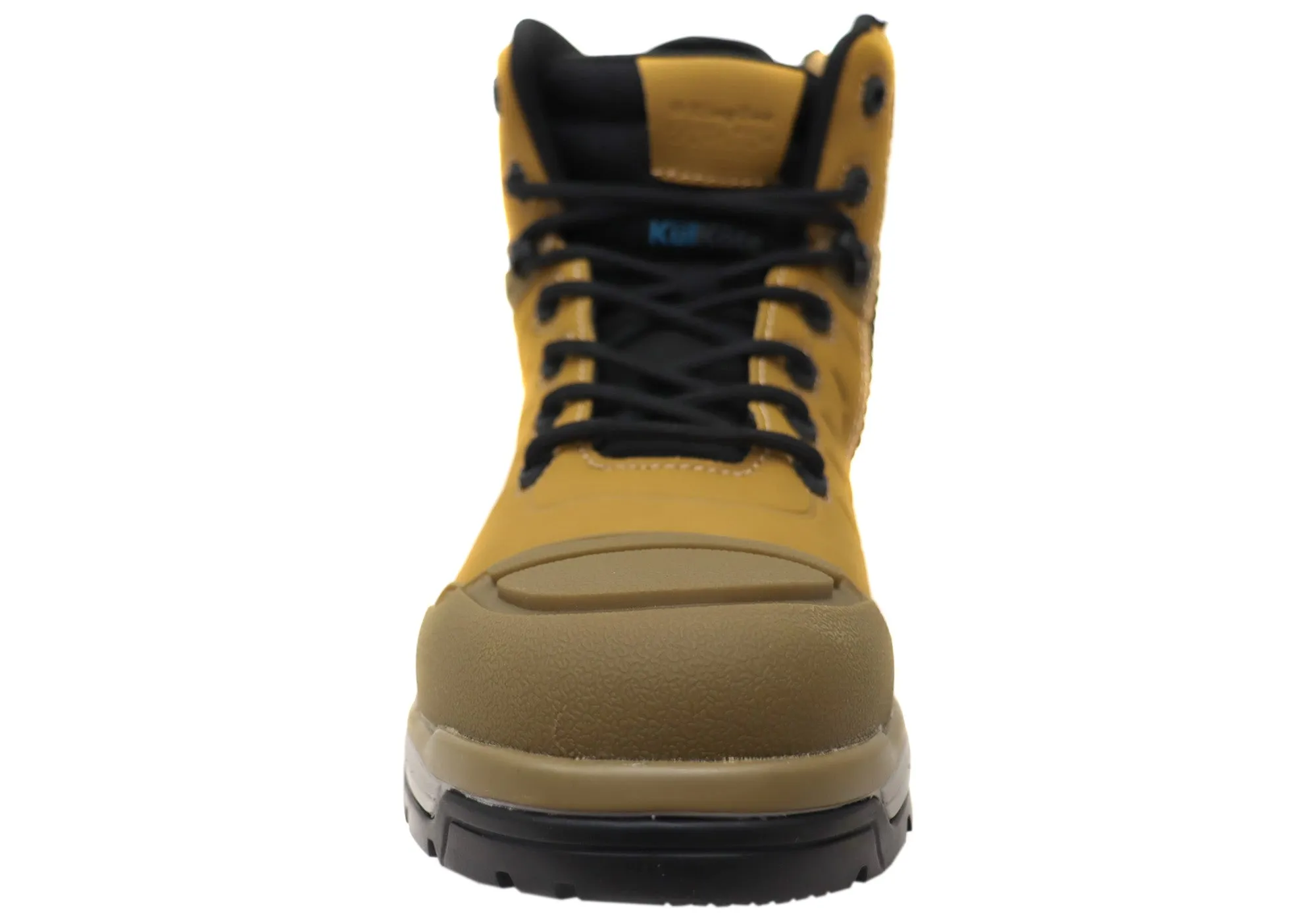 KingGee Mens Quantum Hybrid Zip Lace Composite Toe Work Boots 5 Inch