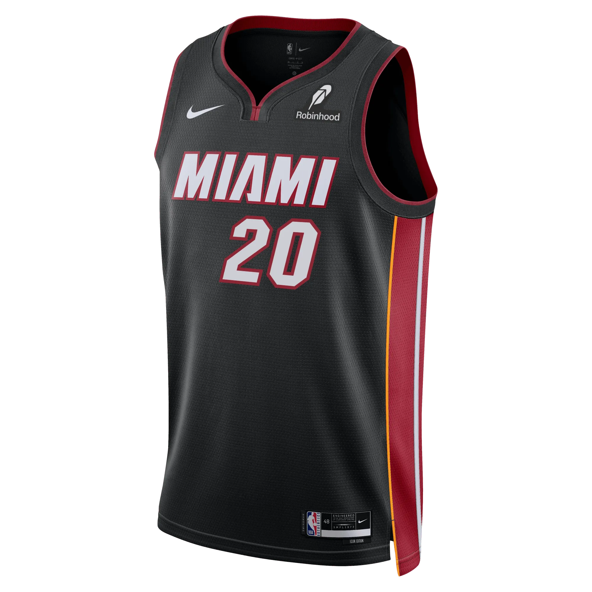 Kyle Anderson Nike Miami HEAT Icon Black Swingman Jersey
