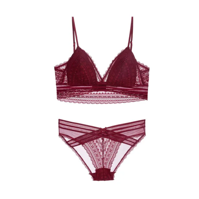 Lace Bra Set Push Up, Bra Set
