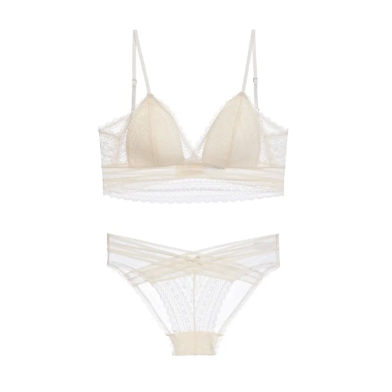 Lace Bra Set Push Up, Bra Set