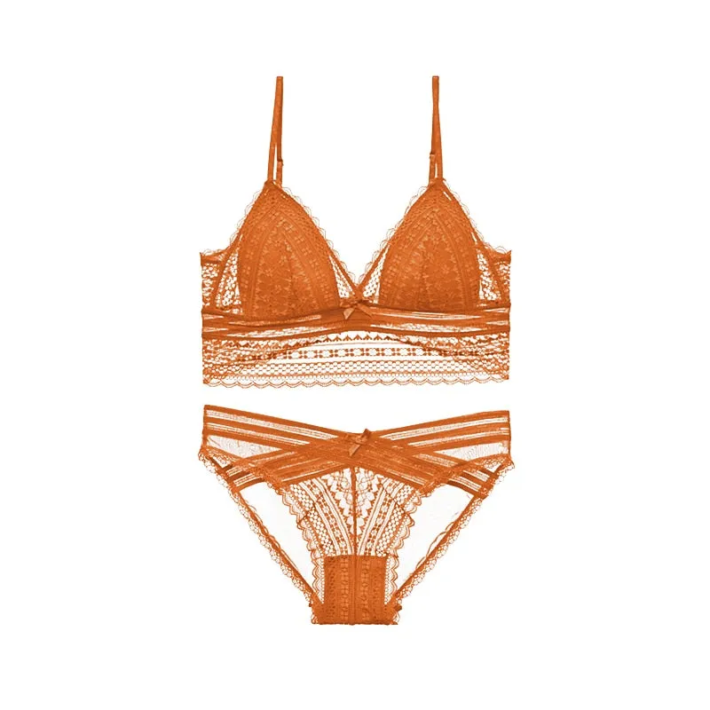 Lace Bra Set Push Up, Bra Set