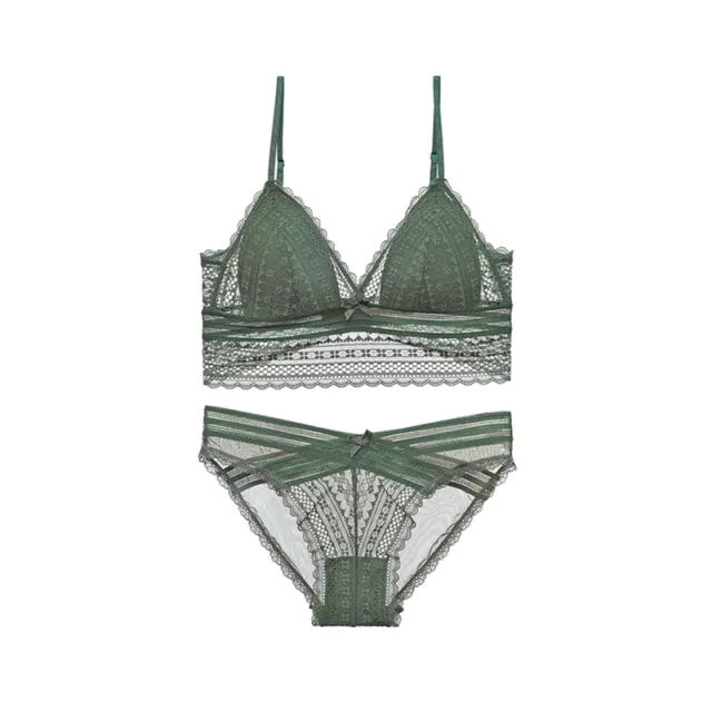 Lace Bra Set Push Up, Bra Set