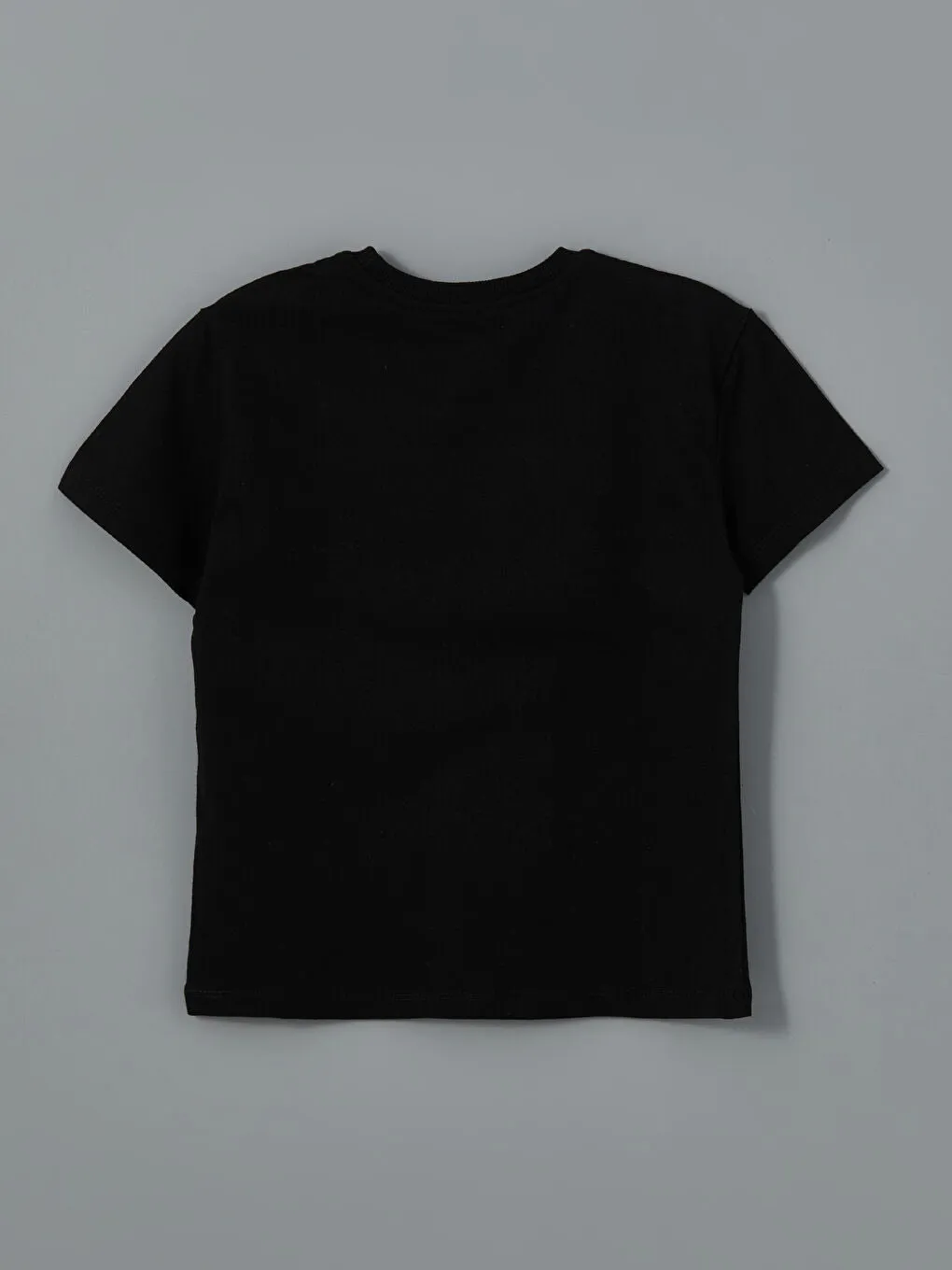 LCW Kids Black Crew Neck Printed Boy T-Shirt 2-Pack