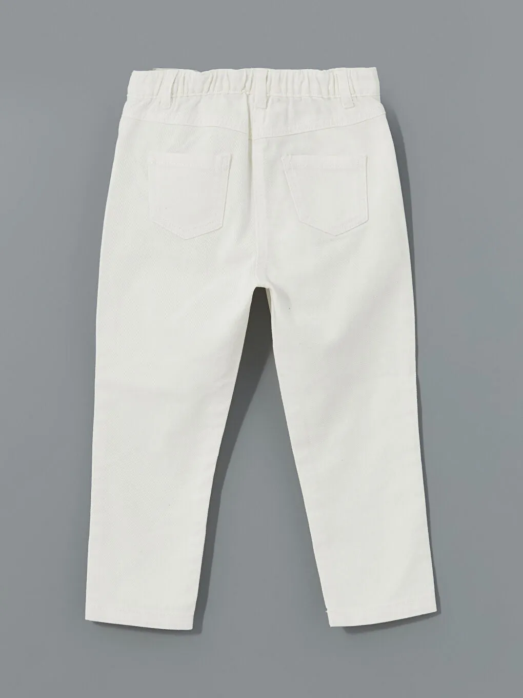 LCW Kids Ecru Basic Girls Trousers