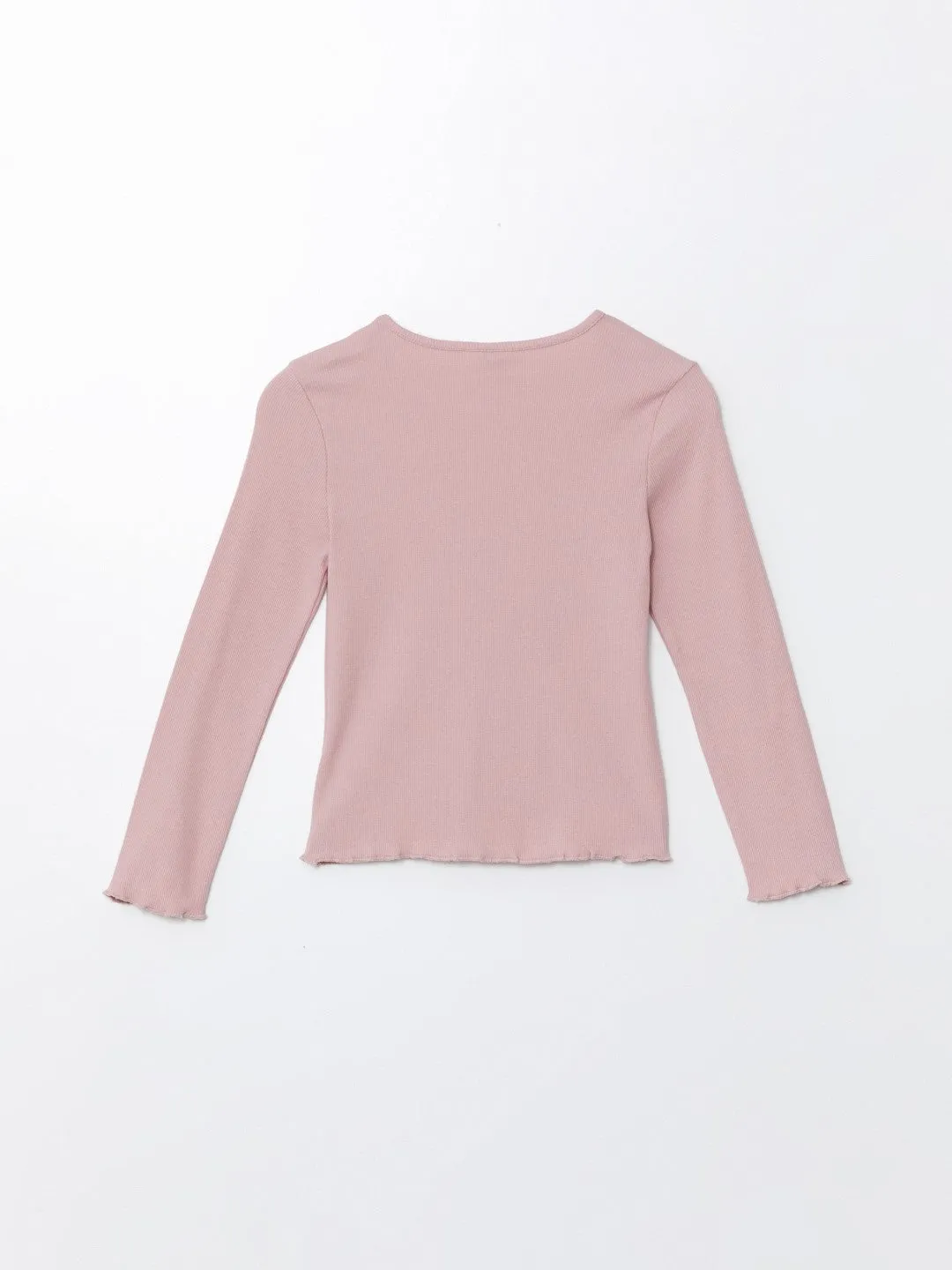 LCW Kids

Light Rose Crew Neck Embroidered Long Sleeve Girls Crop T-Shirt