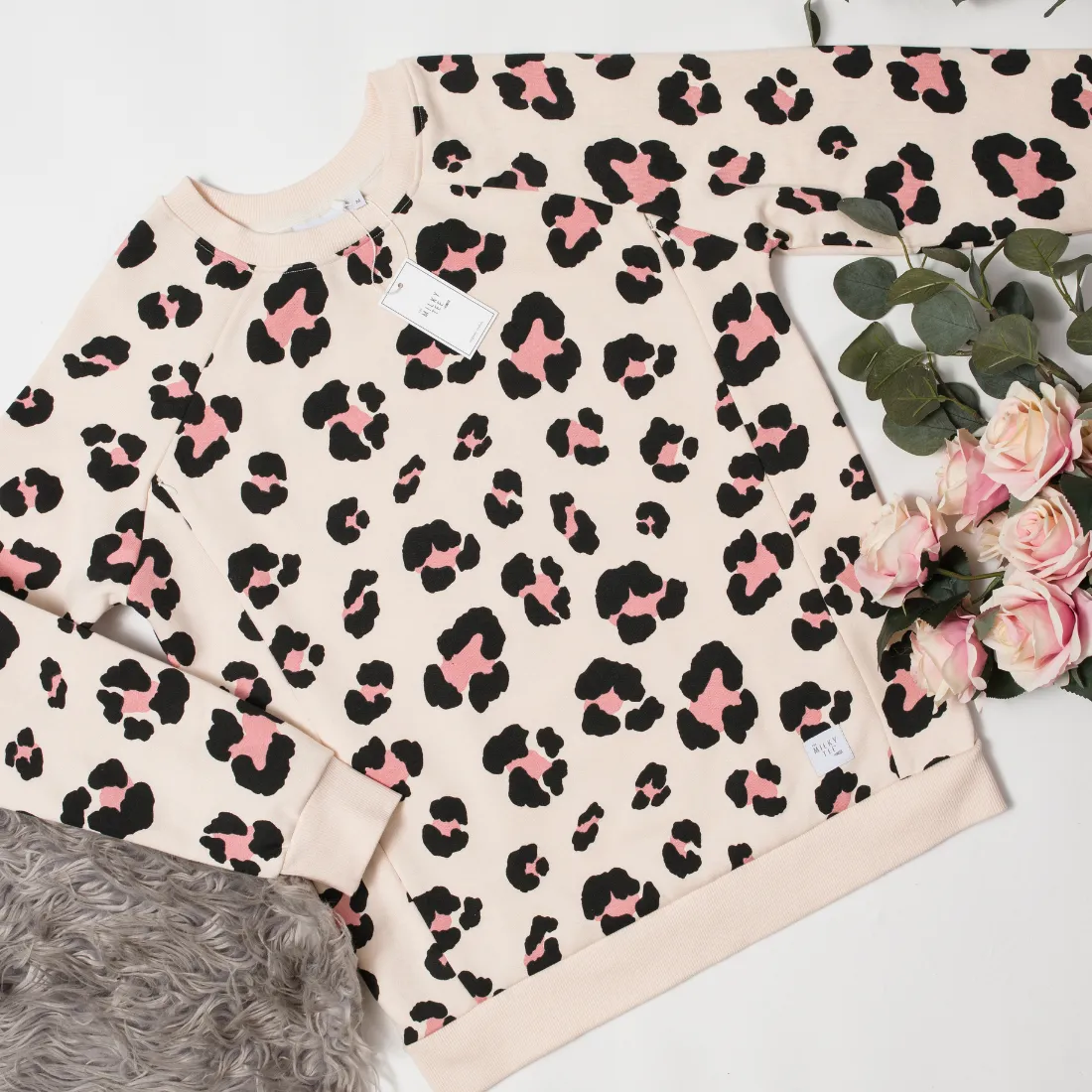LEOPARD PRINT Breastfeeding Sweatshirt