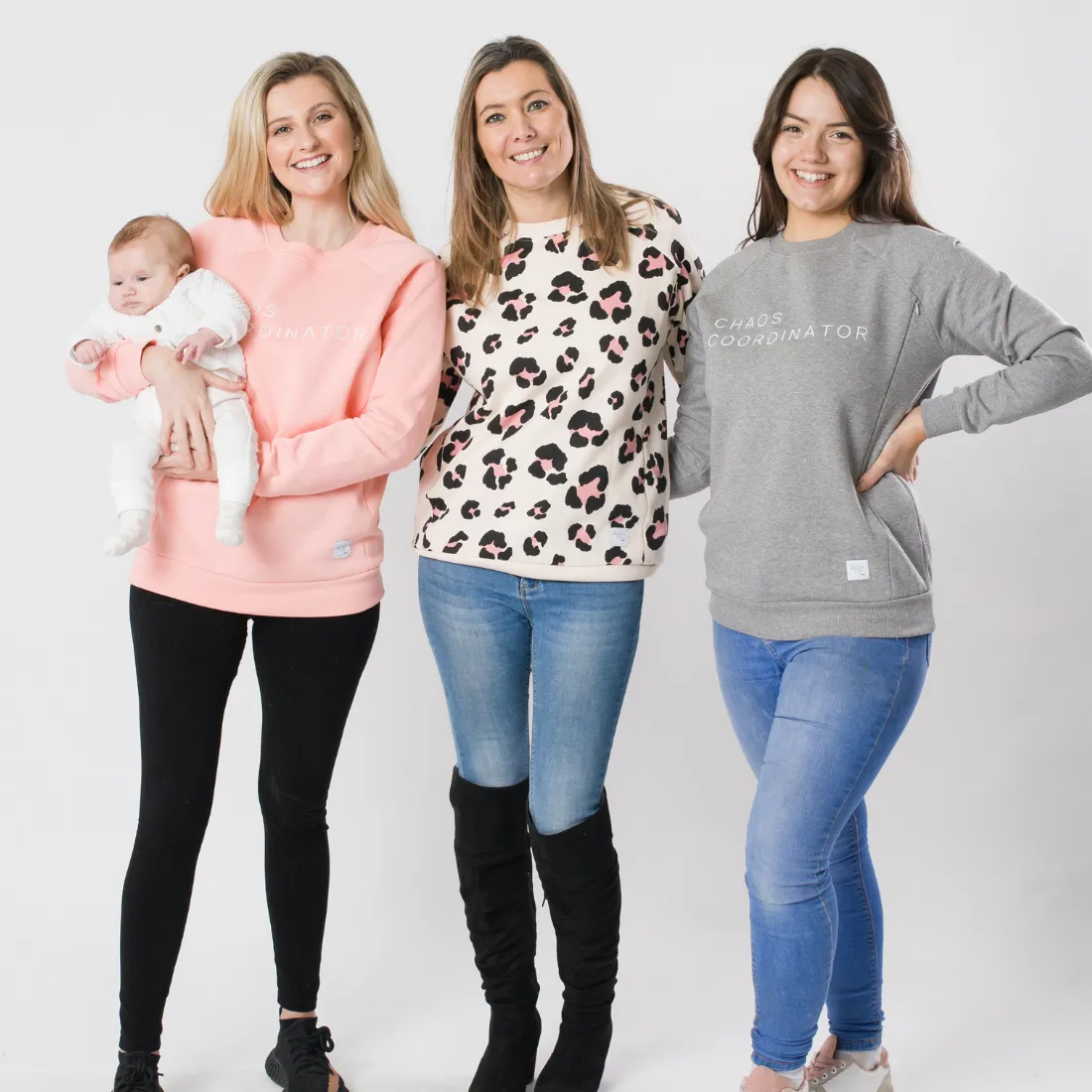 LEOPARD PRINT Breastfeeding Sweatshirt
