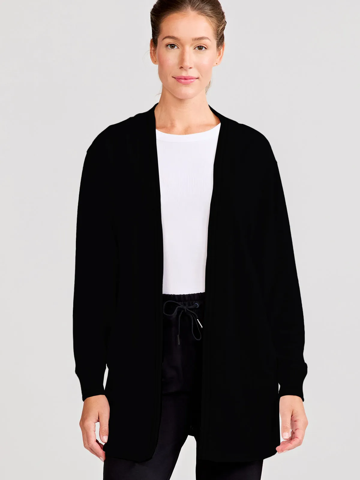 Letterman French Terry Cardigan
