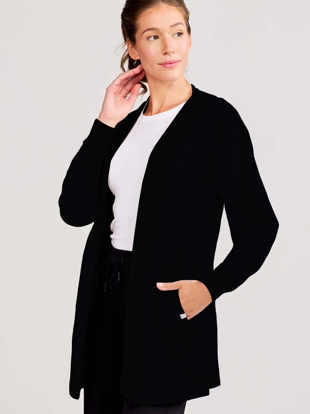 Letterman French Terry Cardigan