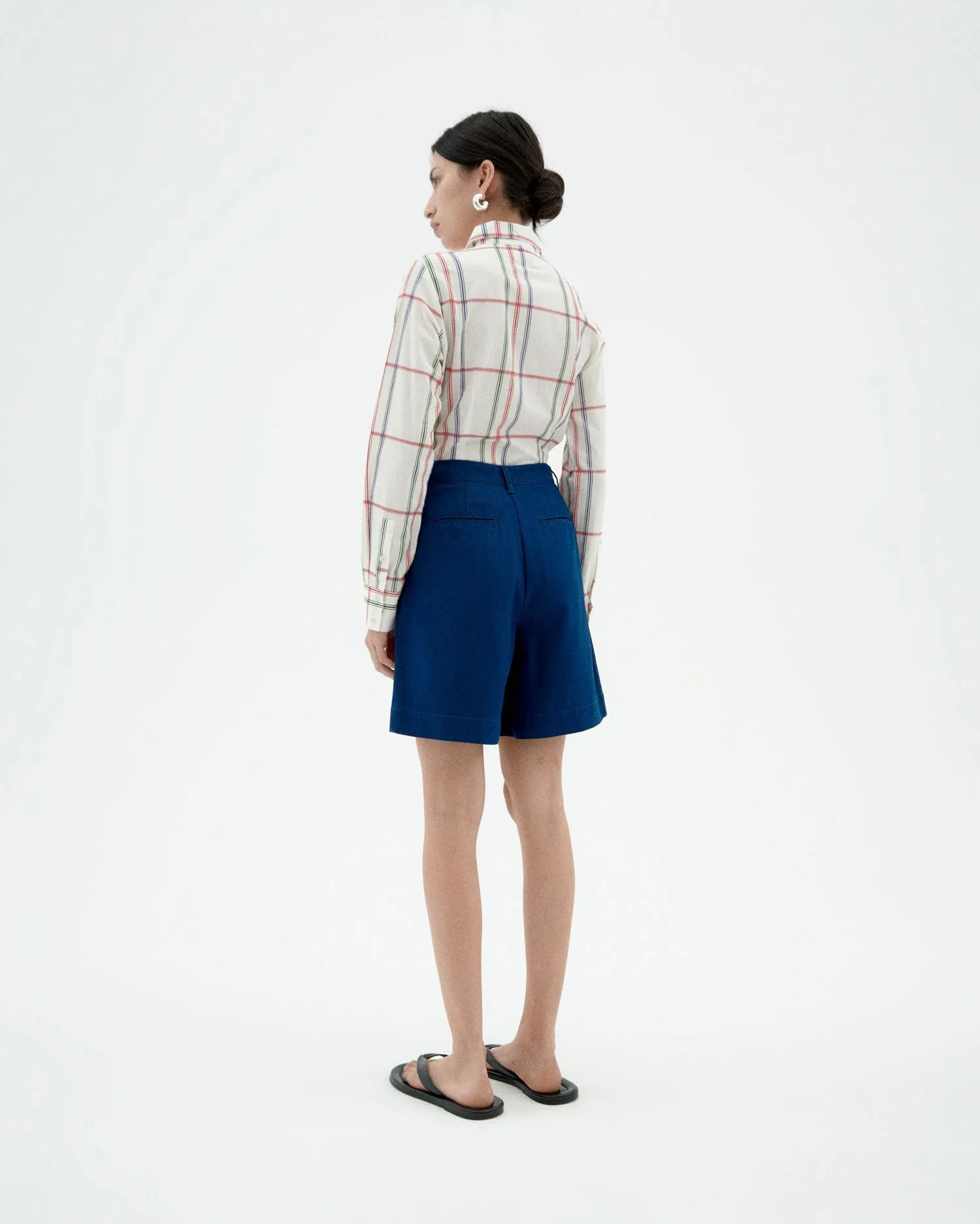 Lia Hemp Shorts Blue Night