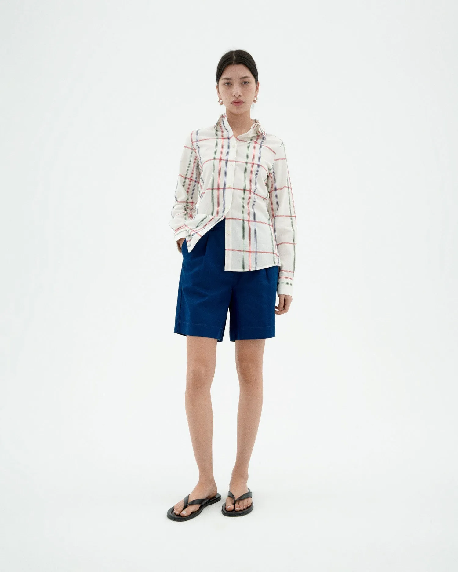 Lia Hemp Shorts Blue Night