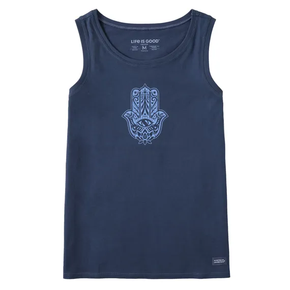 Life is Good Women's Hamsa Lotus Crusher Tank