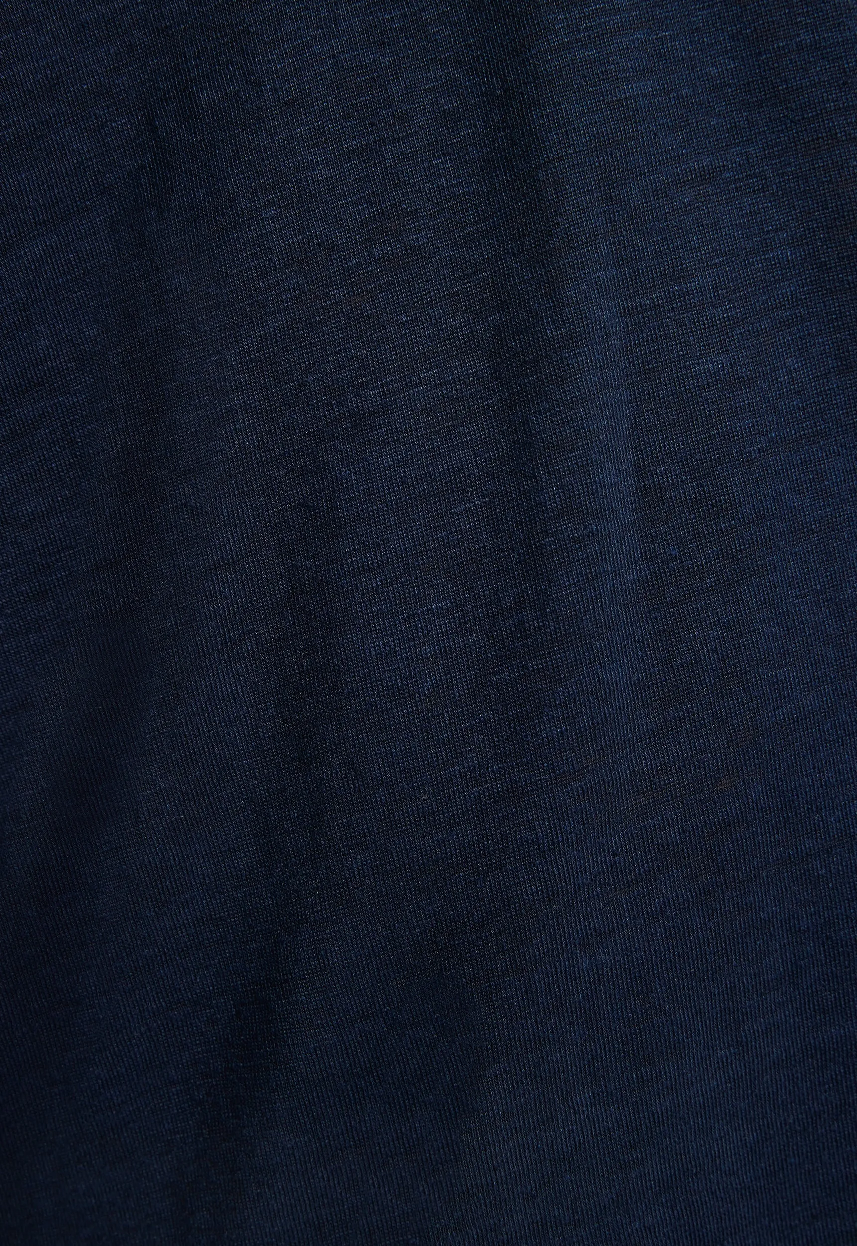 Line Linen Tee - Darkest Navy