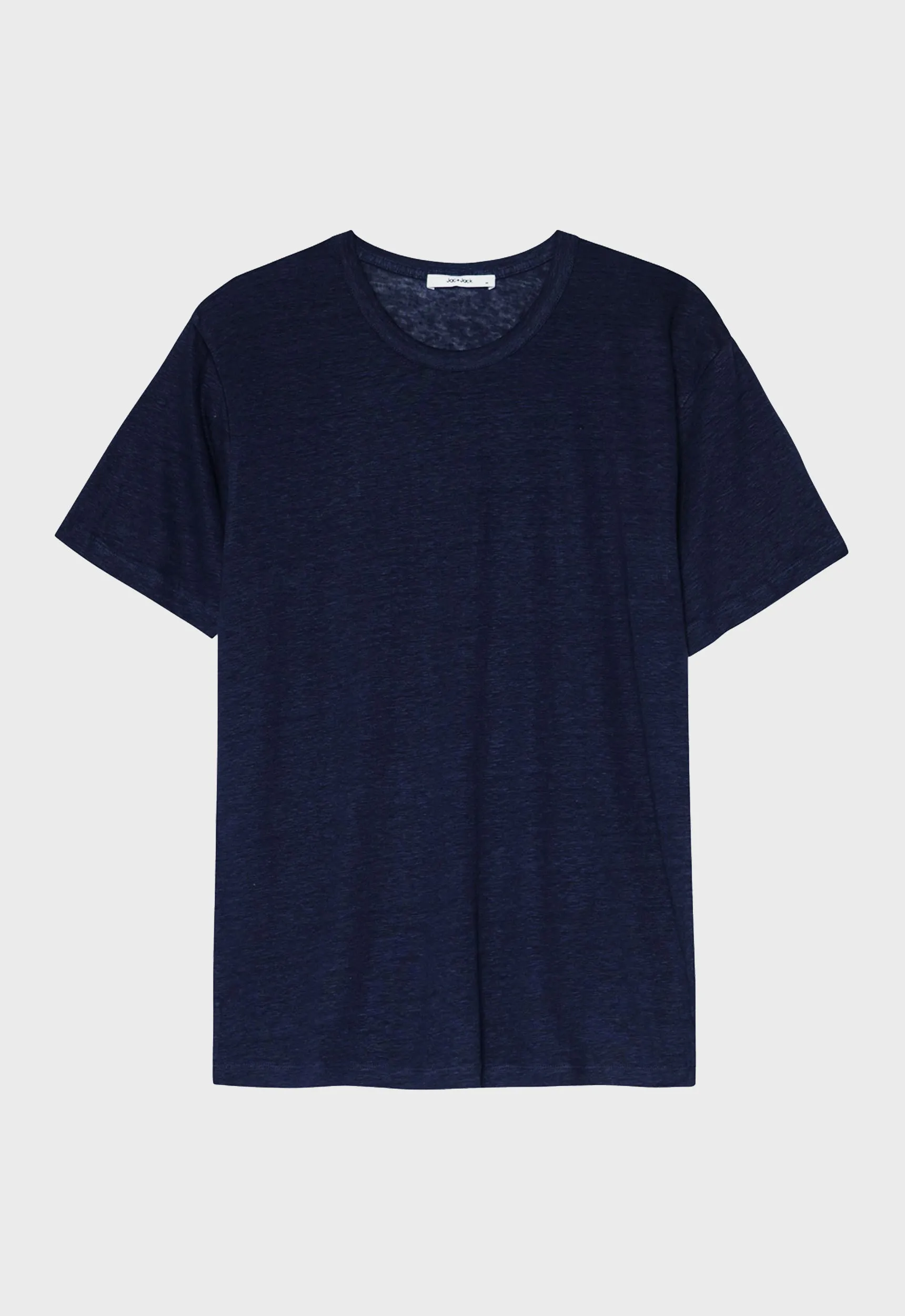 Line Linen Tee - Darkest Navy