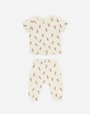 Lobsters Tee   Slouch Pant Set