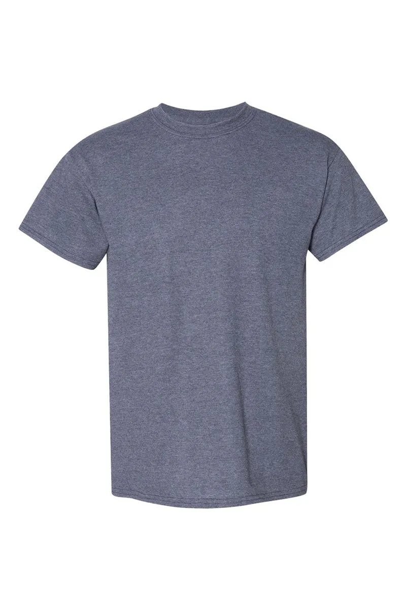 Loud Mouth Football Navy And Orange DryBlend Adult T-Shirt