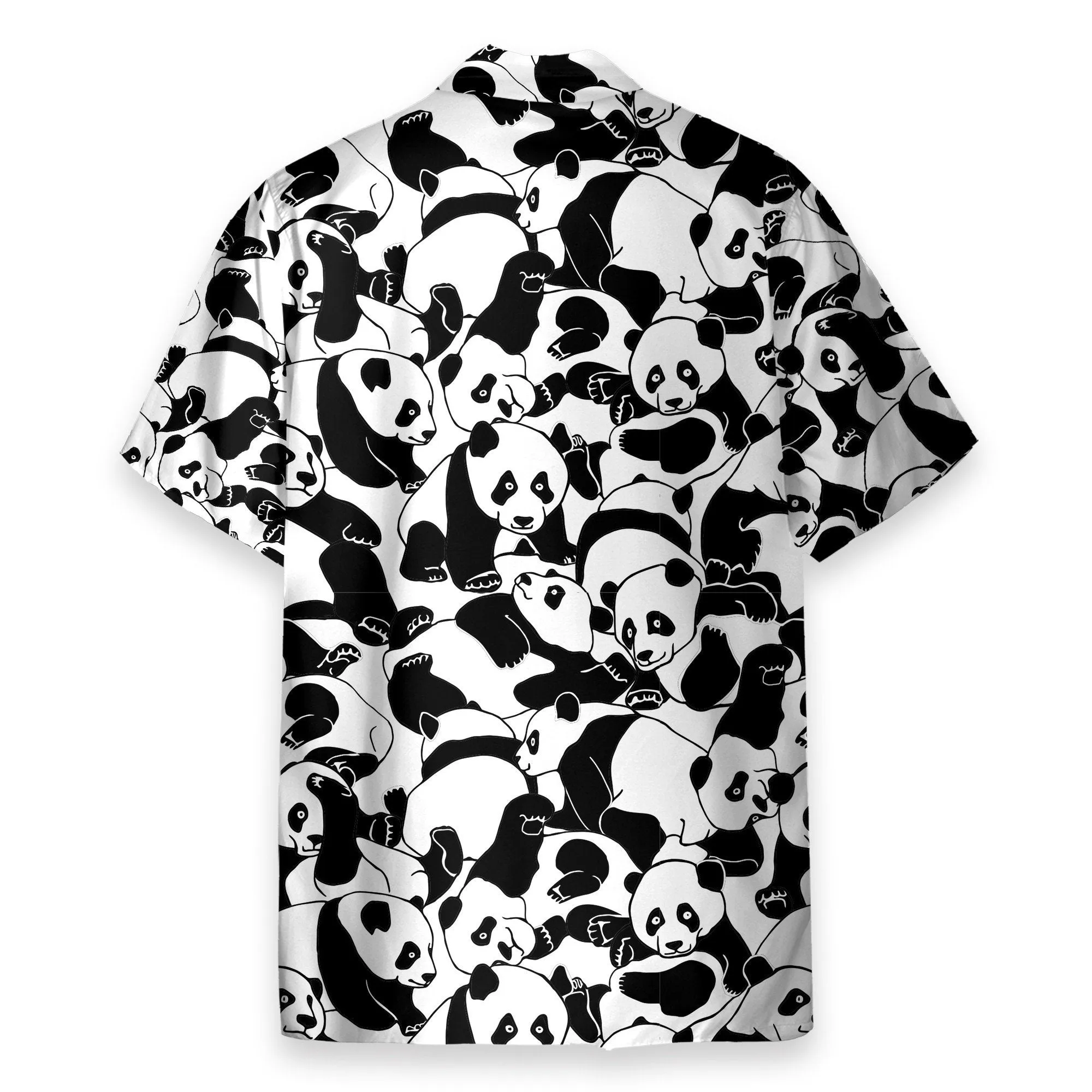 Lovely Panda Funny Button's Up Shirts - Hawaiian Shirt