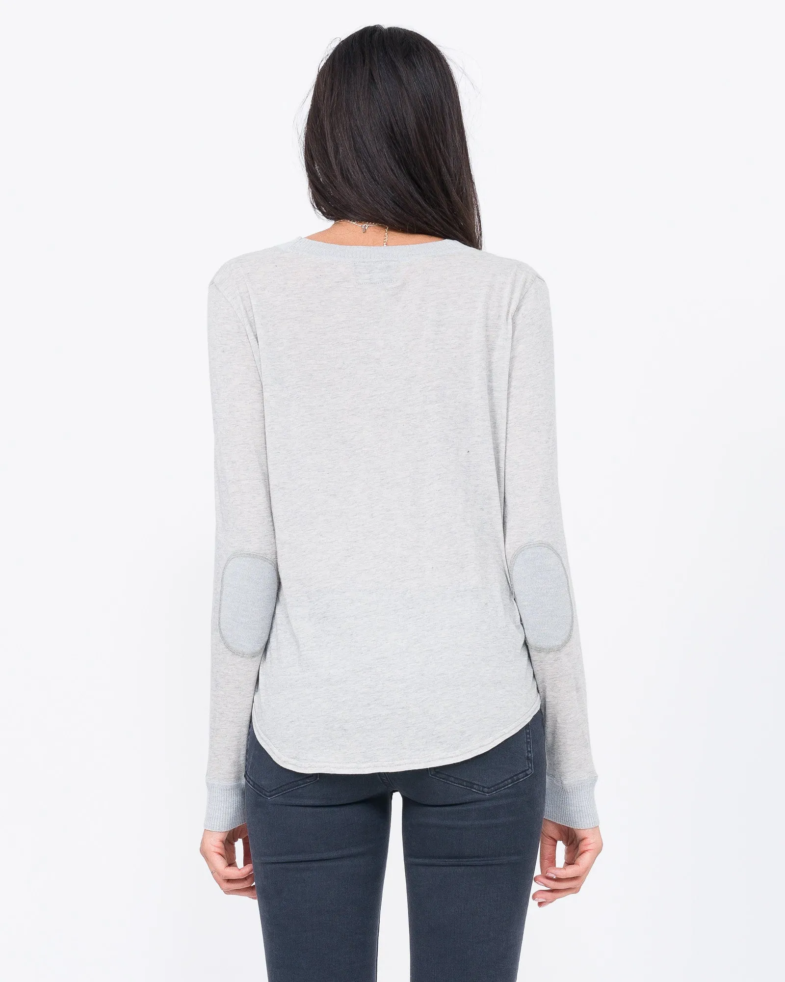 Lucille Knit Jersey with Cashmere Elbow Pads