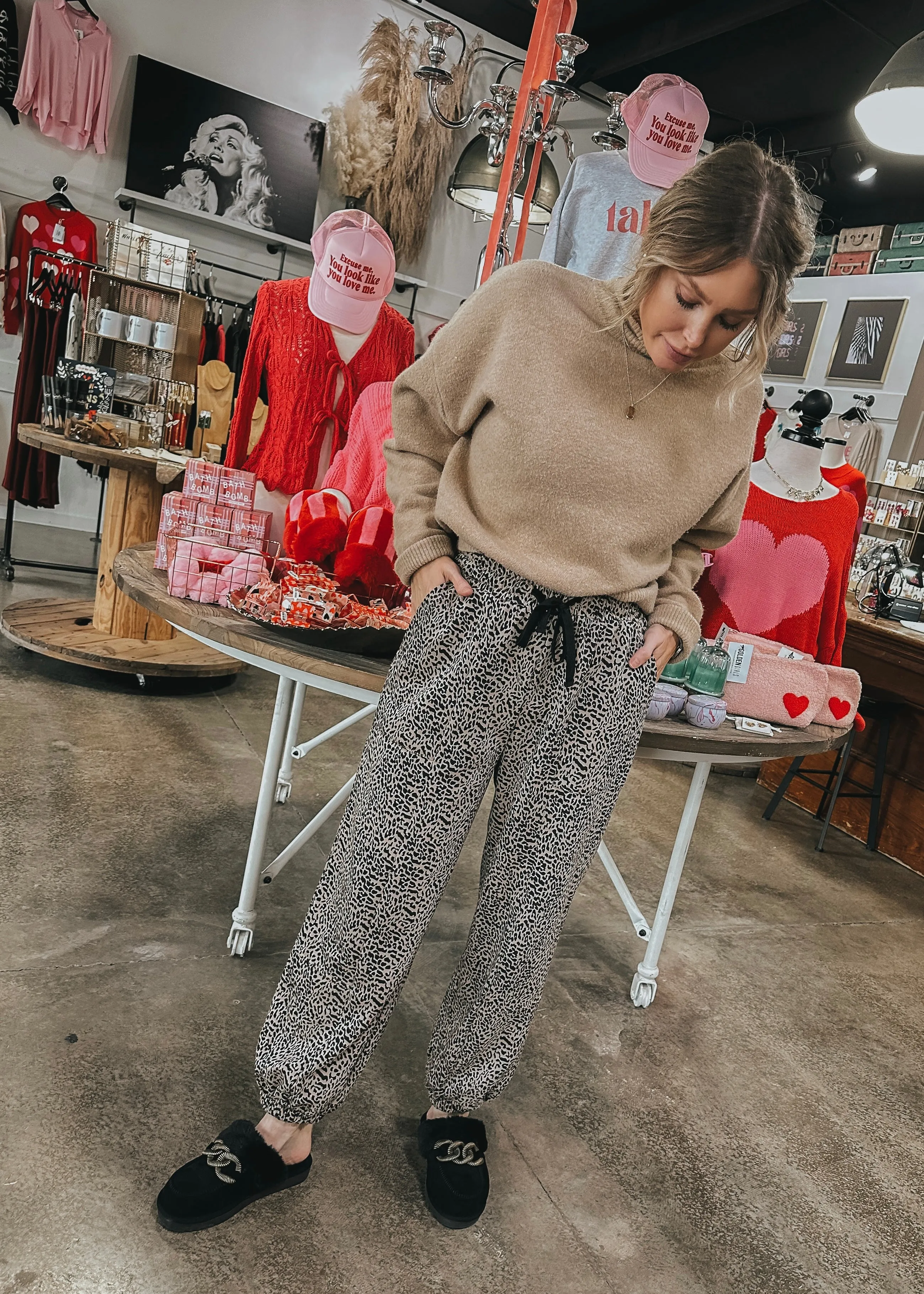 Lucky Leopard Joggers