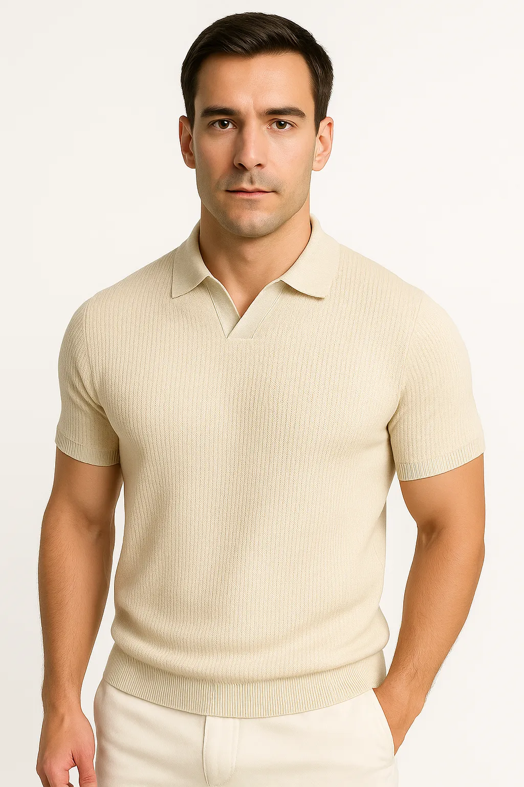 LumiNovi | The Short Sleeve Cotton Shirt