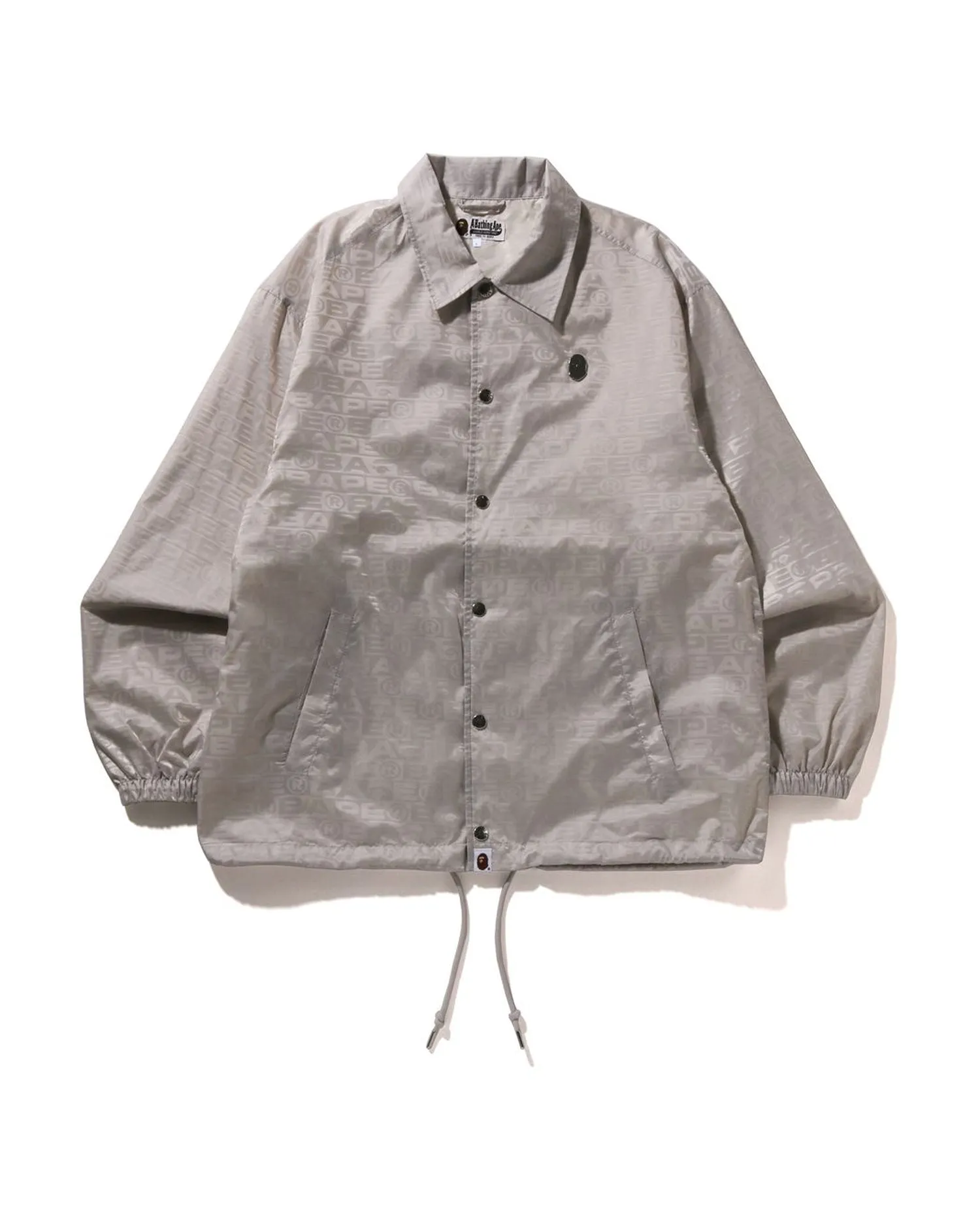 Lux Sport Pattern Jacquard Nylon Coach Jacket