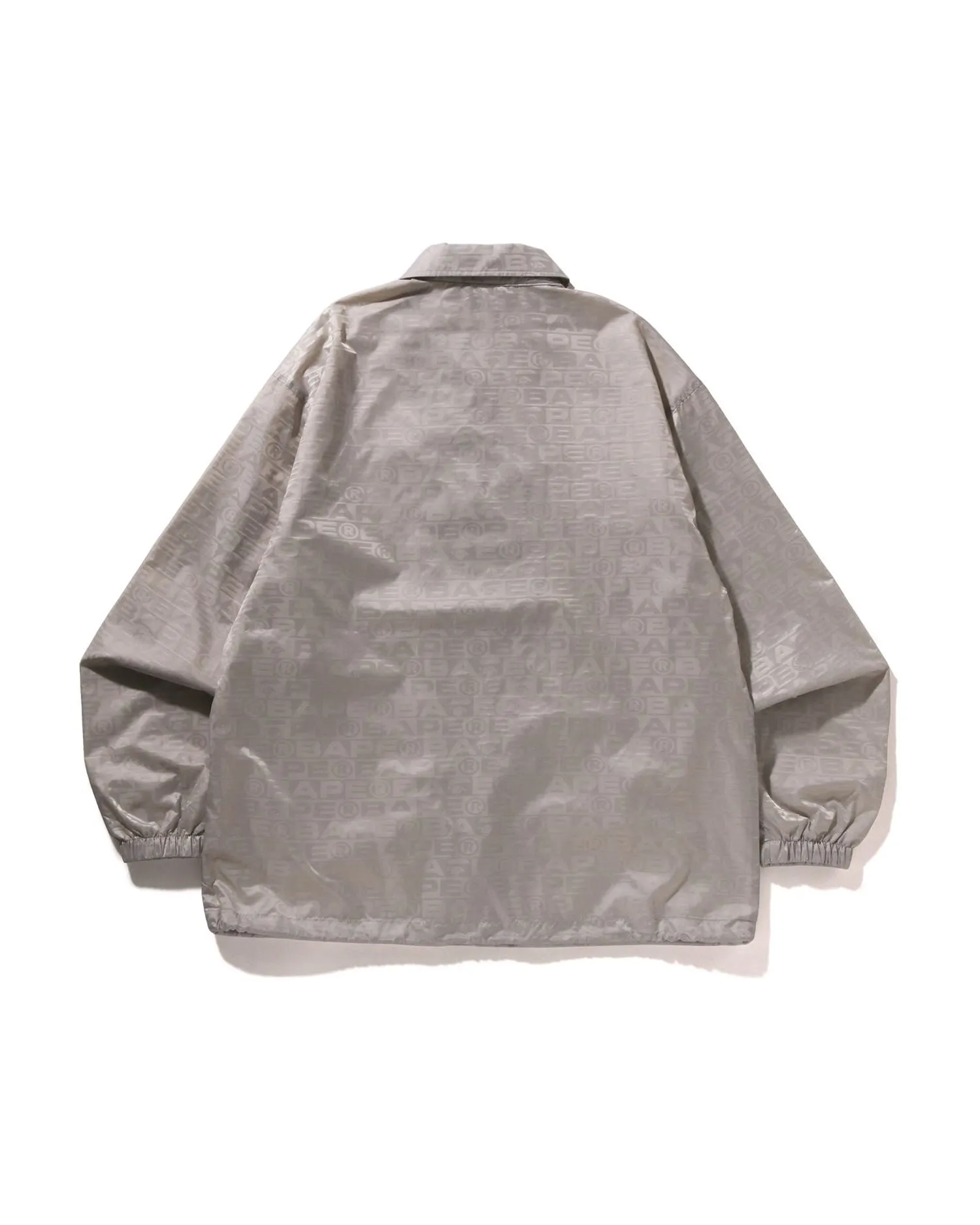 Lux Sport Pattern Jacquard Nylon Coach Jacket