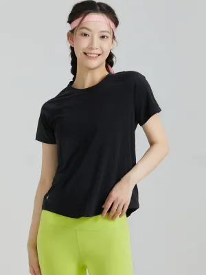 LYCRA® SPORT™素材メッシュ入り　オーロラTシャツ