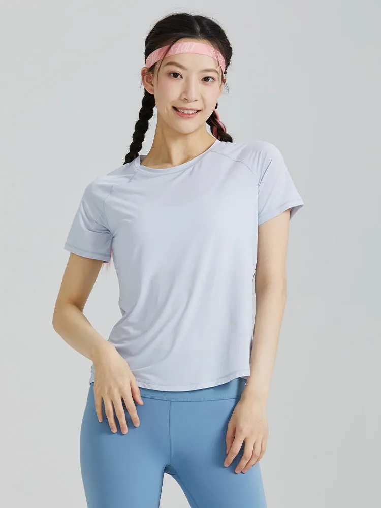 LYCRA® SPORT™素材メッシュ入り　オーロラTシャツ