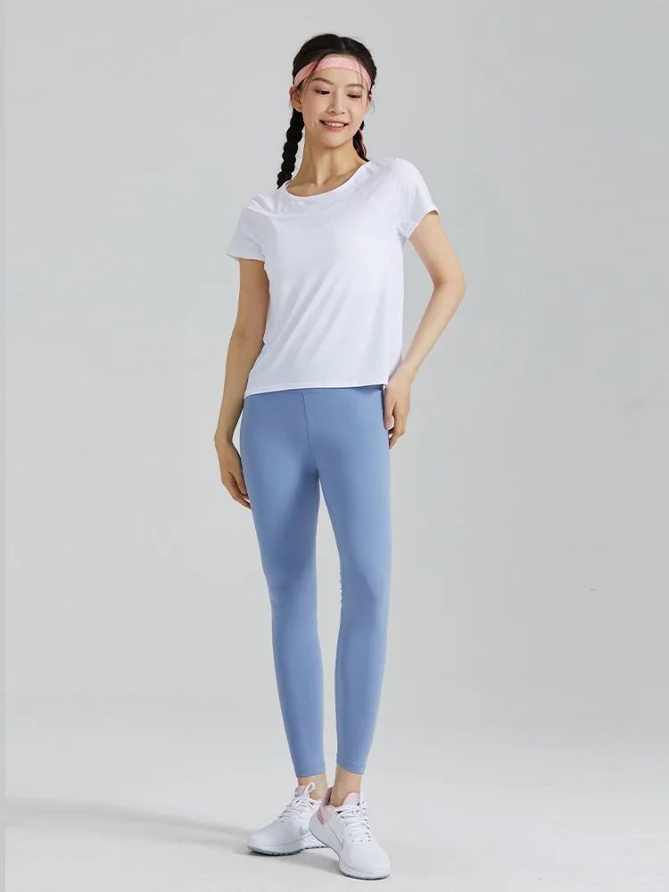 LYCRA® SPORT™素材メッシュ入り　オーロラTシャツ