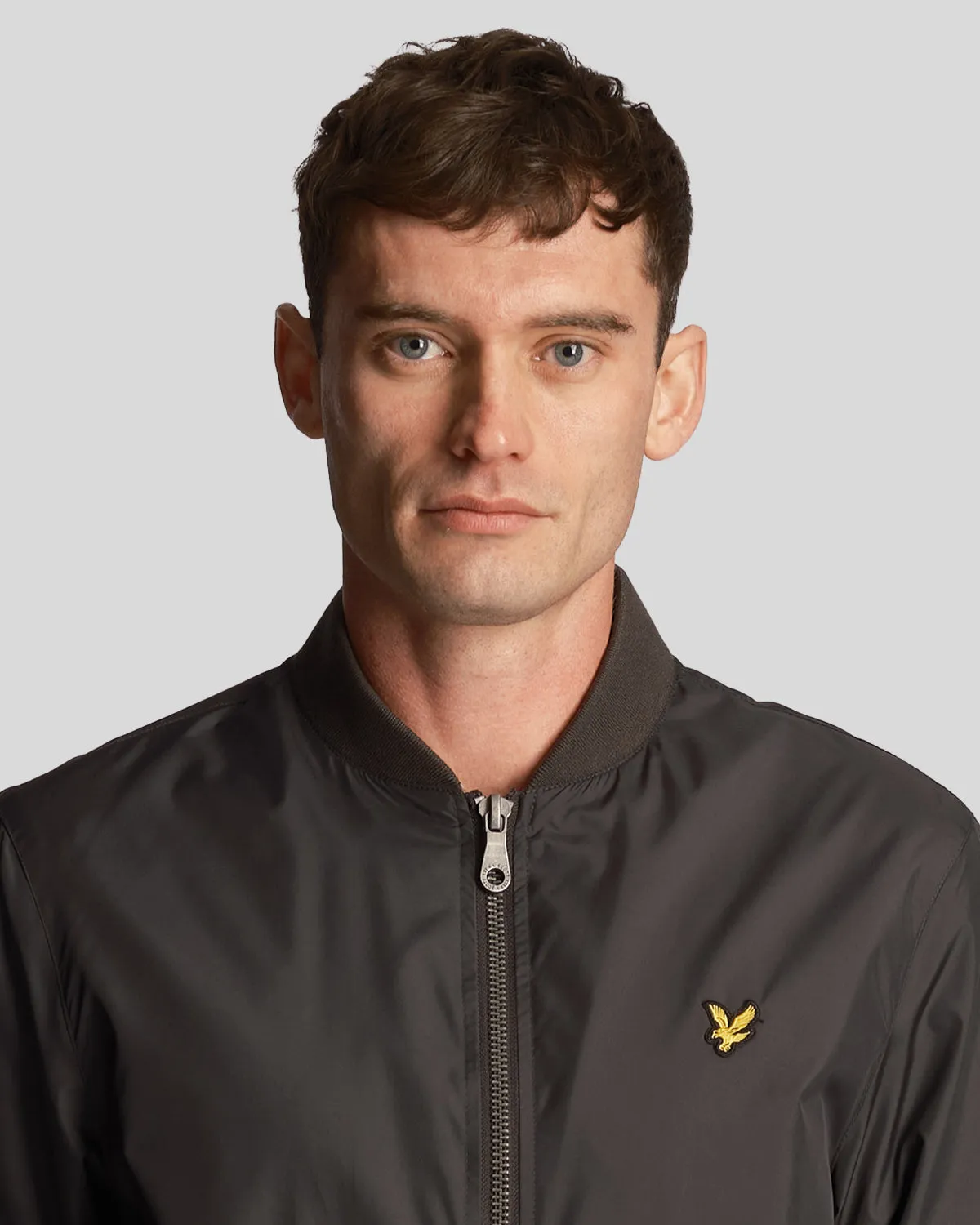 Lyle And Scott JK2006V Bomber Jacket Gunmetal