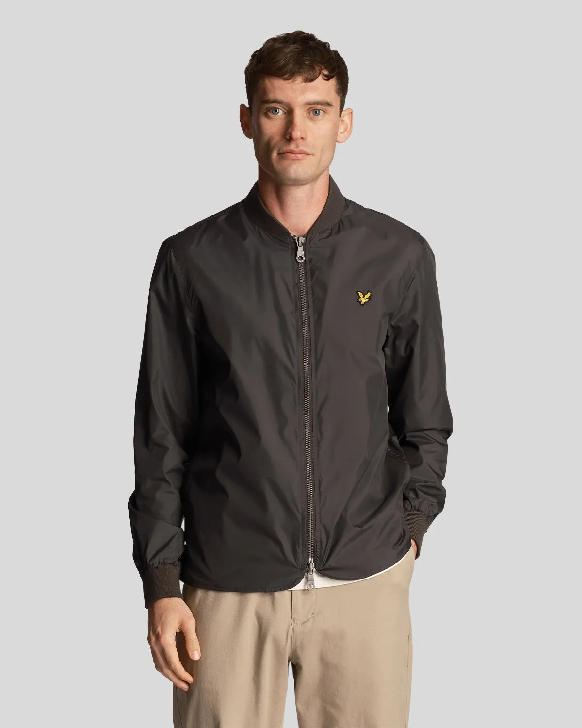 Lyle And Scott JK2006V Bomber Jacket Gunmetal