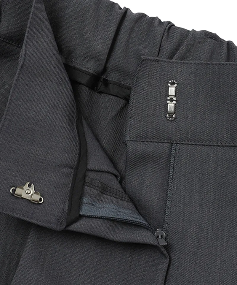 MACKY Golf: Basic Bermuda Pants - Charcoal