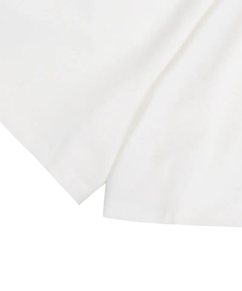 MACKY Golf: Basic Pintuck Shorts - White