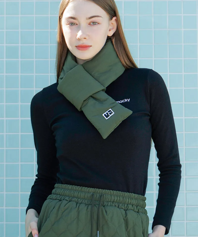 MACKY Golf: Long Neck Layer T-shirt - Black