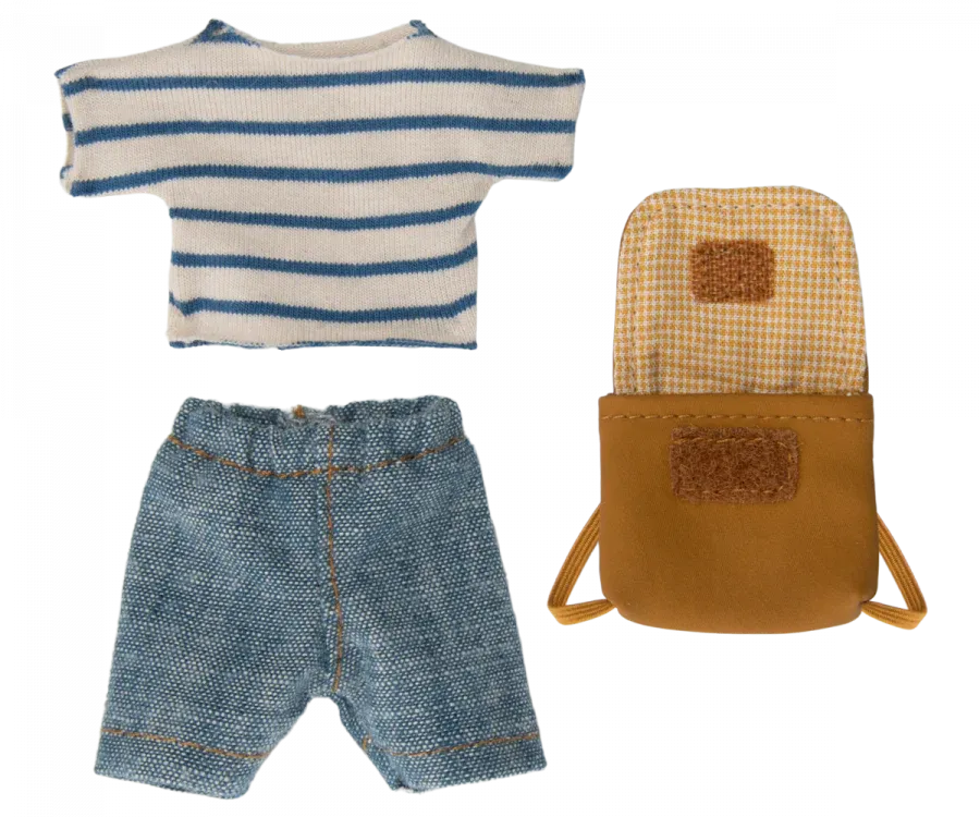 maileg clothes and bag set for big brother mouse