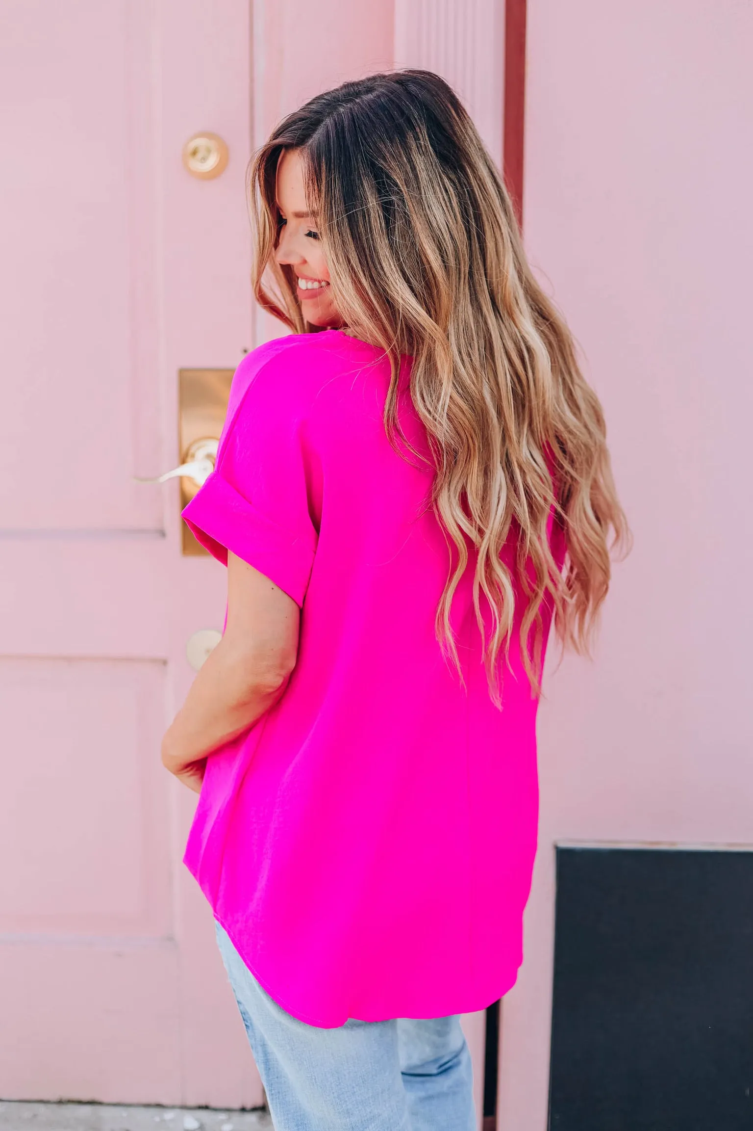 Make This Moment Last Forever Top - Hot Pink