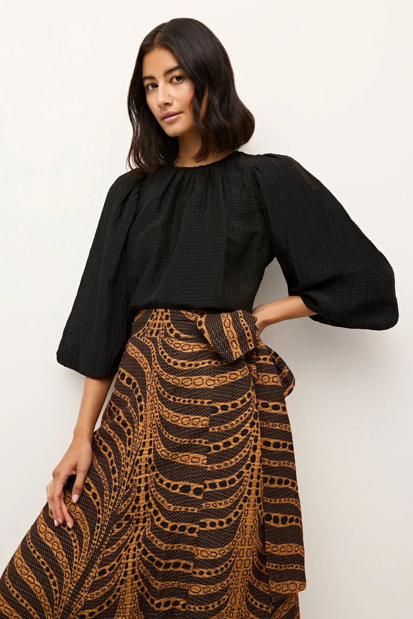 Marie Oliver Harly Top in Black