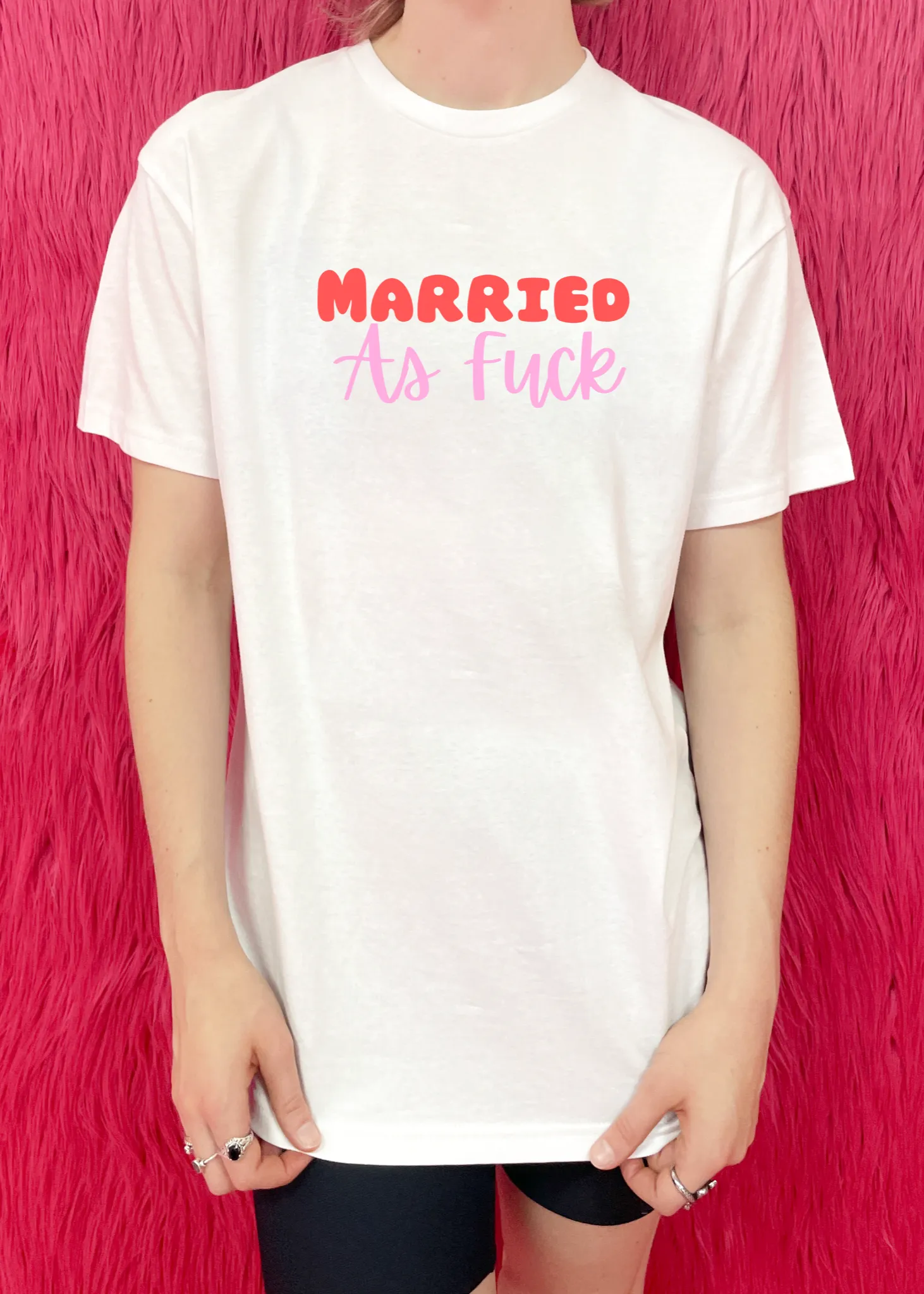 Married as fuck t shirt