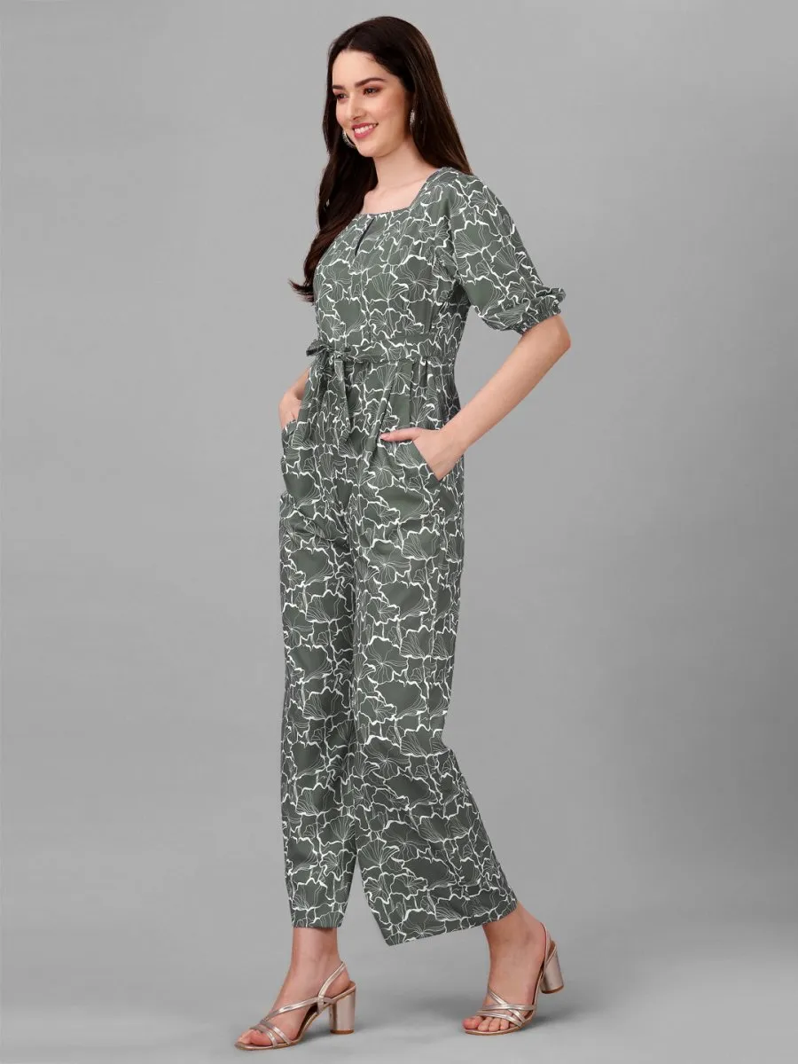 Masakali.co Jumpsuit for Women Olive Green Colour.