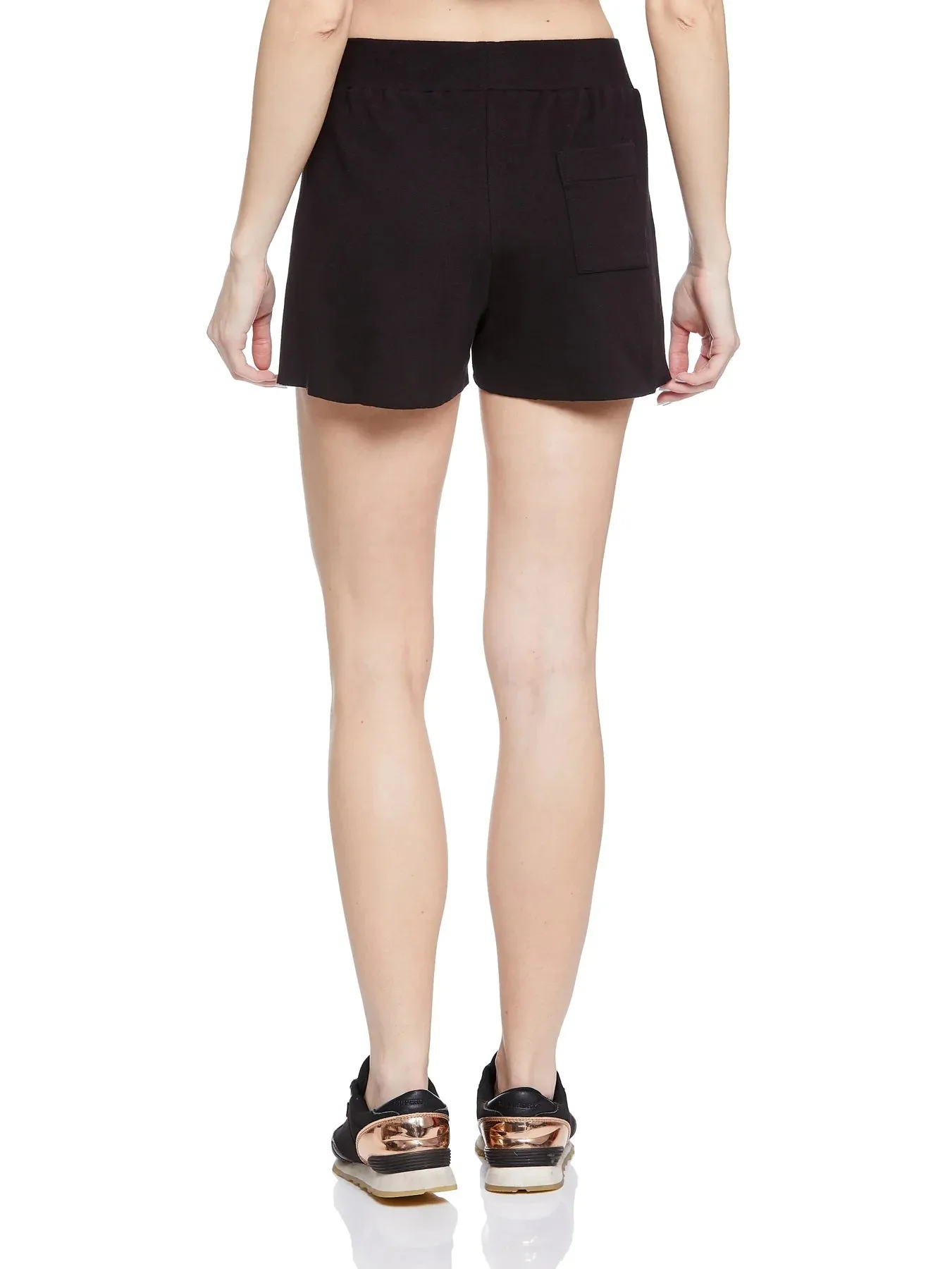 MATHILDE 3/4 SLEEVE TOP (BLACK) WITH Lunya Pima Shorts (Black)