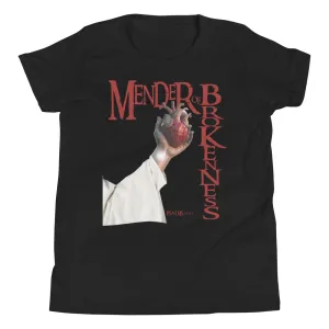 Mender of Brokenness Unisex Youth T-Shirt - Red Text