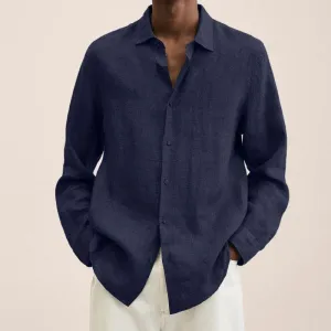 Men's Linen Shirt Elegant Design