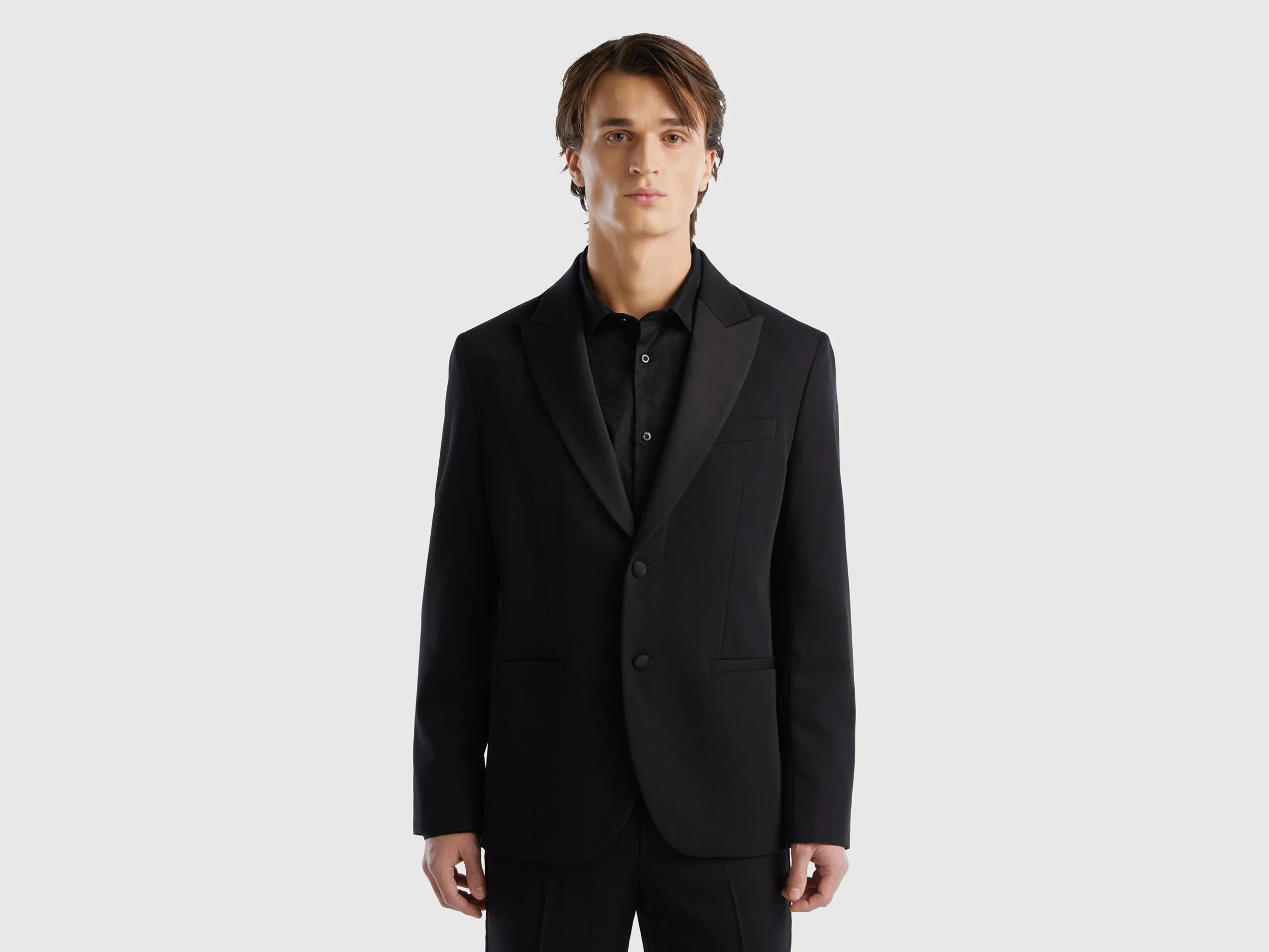 Men's Regular Fit Lapel Collar Jacket